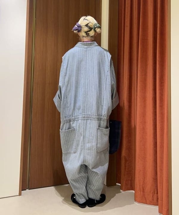 MATSUMOTO AMIさんの「BEAMS WOMEN｜ボーイ ベーシック Tシャツ」を使ったコーディネート