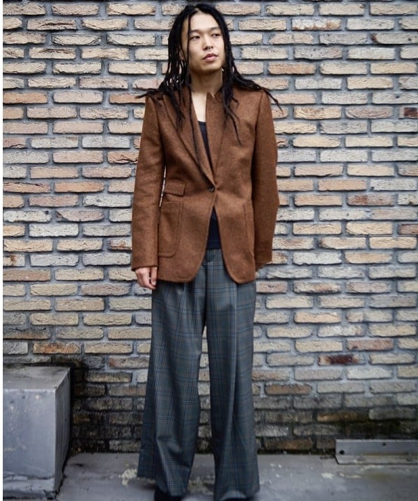 BEAMS ベージュ ジャケット L BEAMS F〉春夏シーズンには欠かせないシアサッカー素材の
