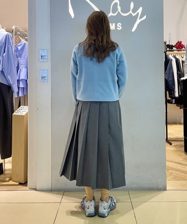 大木さんの「BEAMS WOMEN｜ORCIVAL / フリース クルーネック カーディガン」を使ったコーディネート