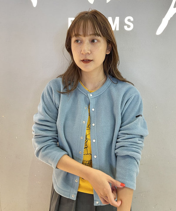 大木さんの「BEAMS WOMEN｜ORCIVAL / フリース クルーネック カーディガン」を使ったコーディネート