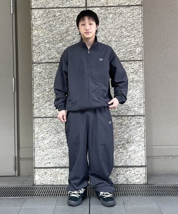 ビームス　ナイロン　セットアップ　大理石　ホワイト　シェルジャケット ビームス ナイロン セットアップ 大理石 ホワイト シェルジャケット