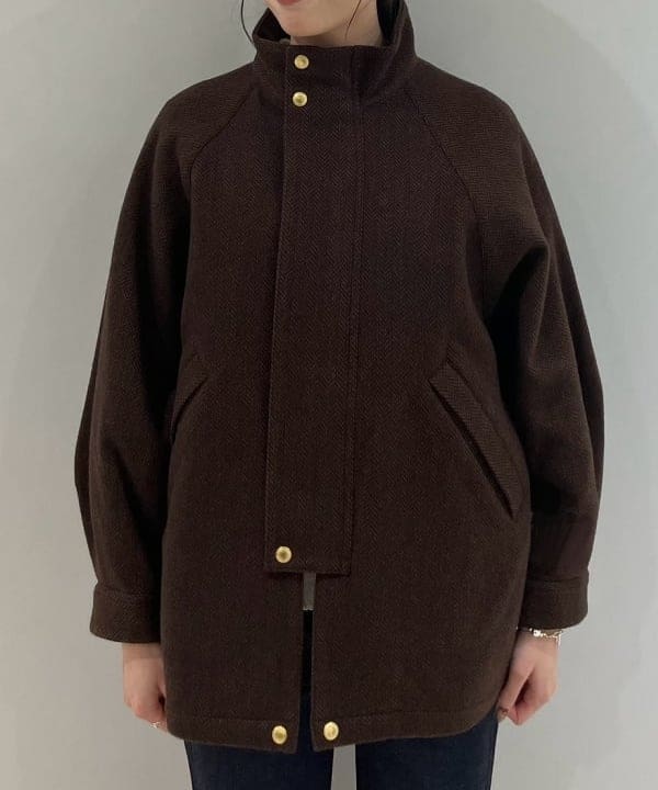 nodokaさんの「BEAMS WOMEN｜Traditional Weatherwear / ELGIN HEAT TWEED コート」を使ったコーディネート