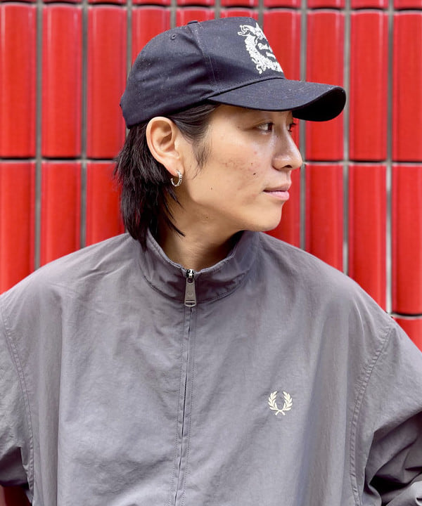 ビームス ナイロン セットアップ 大理石 ホワイト シェルジャケット