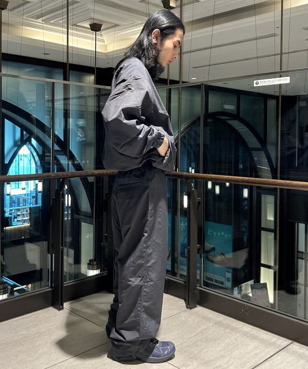 ビームス　ナイロン　セットアップ　大理石　ホワイト　シェルジャケット BEAMS（ビームス）撥水 ストレッチ ジャケット（ジャケット