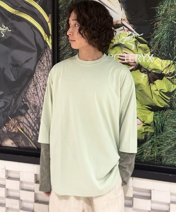 Kellyさんの「BEAMS WOMEN｜スプラッシュ ジャカード ロングスリーブ Tシャツ」を使ったコーディネート