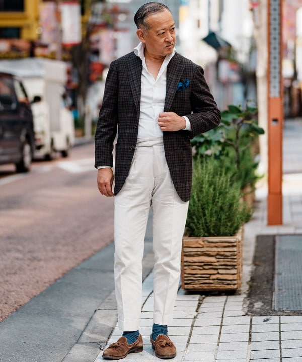 ビームスF リングヂャケット製 ETHOMAS L ウール スーツ 97 グレー 秋冬、商品紹介 リングヂャケットストライプスーツ編｜BEAMS F