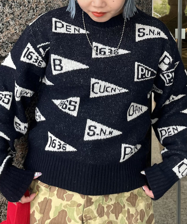 あゆさんの「BEAMS WOMEN｜AK+1 / ニット トートバッグ」を使ったコーディネート