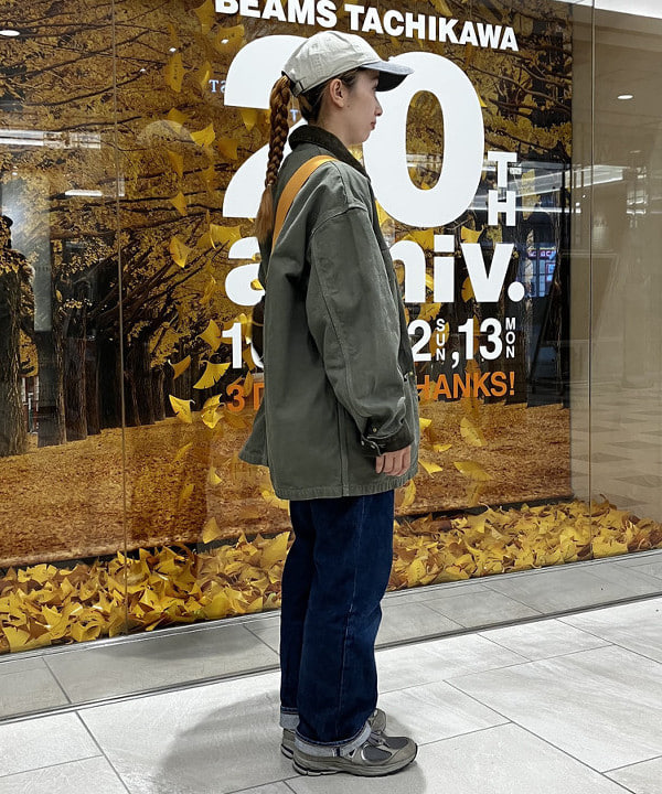 たぐみさんの「BEAMS WOMEN｜orSlow / RELAX FIT OXFORD COVERALL」を使ったコーディネート