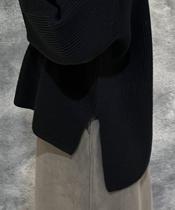 菜月さんの「BEAMS WOMEN｜BATONER / ウール リブ ハーフジップ ニット」を使ったコーディネート