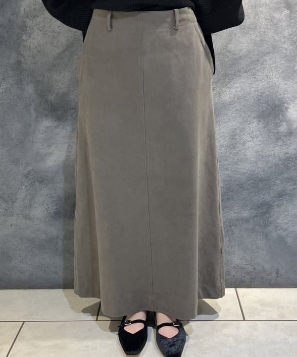 菜月さんの「BEAMS WOMEN｜BATONER / ウール リブ ハーフジップ ニット」を使ったコーディネート