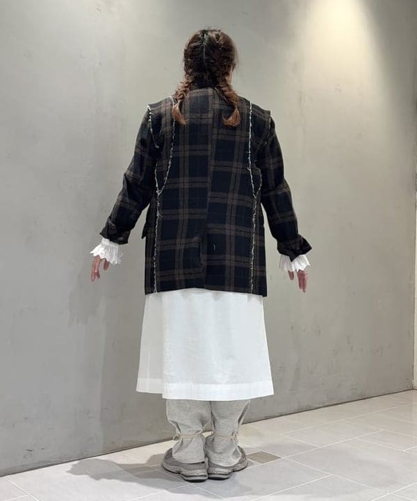 kawaiさんの「BEAMS WOMEN｜リサイクルウール カットオフ ジャケット」を使ったコーディネート