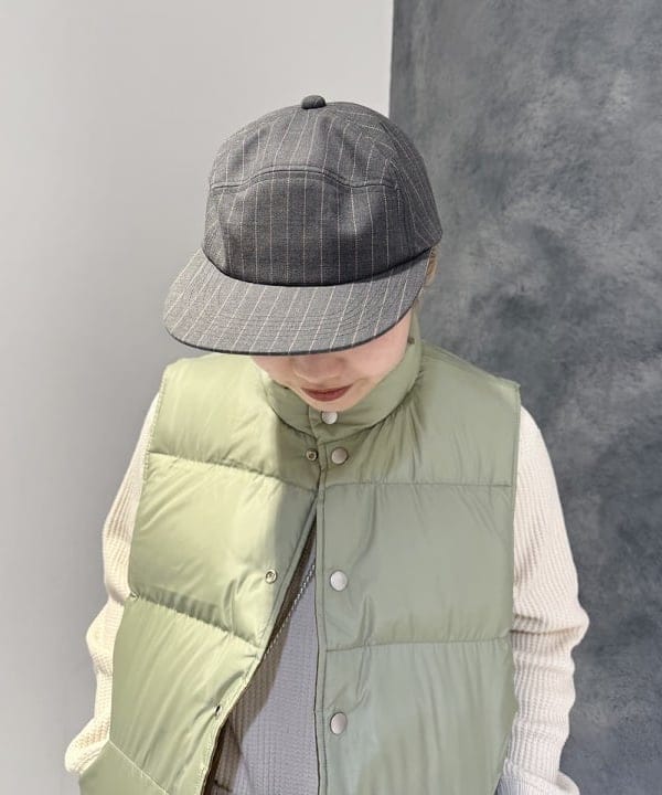 yokoyama shionさんの「BEAMS WOMEN｜リバーシブル ダウン ベスト」を使ったコーディネート