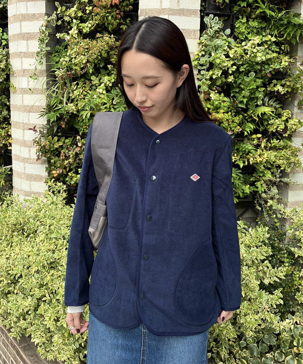amiriさんの「BEAMS WOMEN｜DANTON / FLEECE COLLARLESS JACKET」を使ったコーディネート