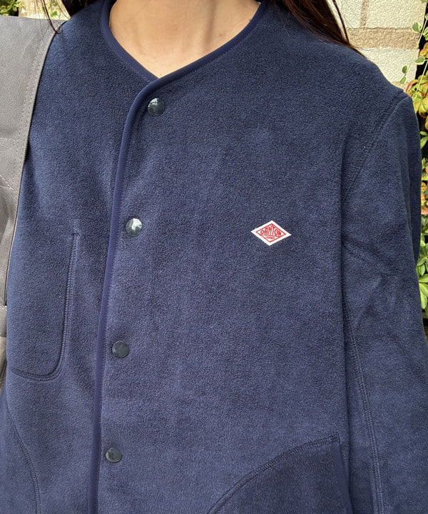 amiriさんの「BEAMS WOMEN｜DANTON / FLEECE COLLARLESS JACKET」を使ったコーディネート