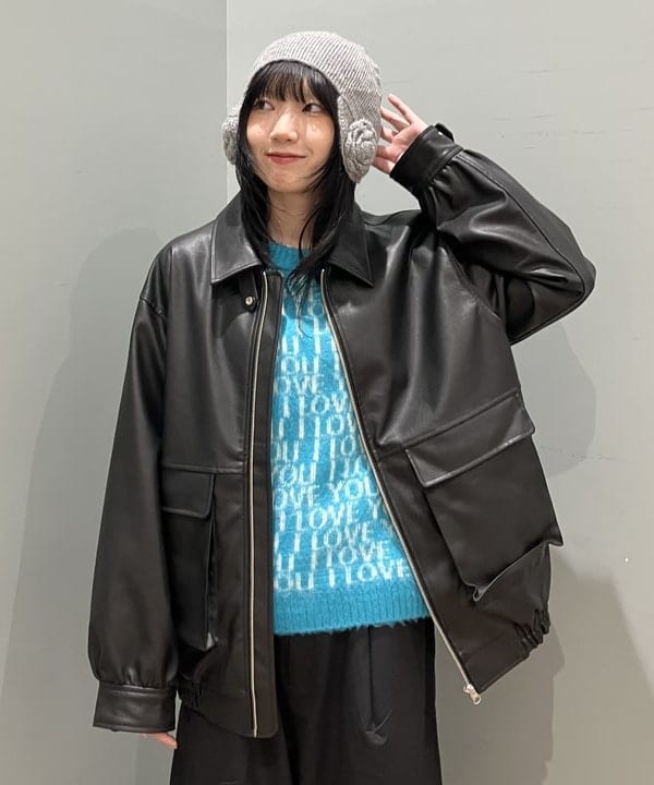 加歩さんの「BEAMS WOMEN｜【別注】PENNEY’S / シャギー ニット」を使ったコーディネート