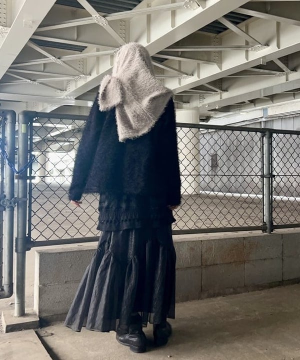 翔さんの「BEAMS WOMEN｜シアー ティアード スカート」を使ったコーディネート