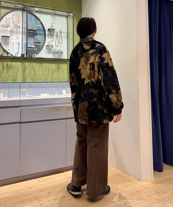 ちりこさんの「BEAMS WOMEN｜RBS / フェイクファー ステンカラー コート」を使ったコーディネート