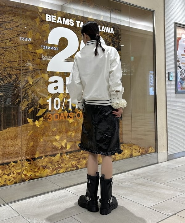 ササキさんの「BEAMS WOMEN｜【別注】FRED PERRY / Tennis Bomber Jacket」を使ったコーディネート