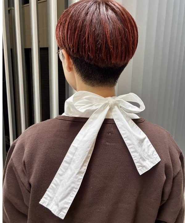 みりさんの「maturely / オーガニック コットン ハート フリルシャツ」を使ったコーディネート