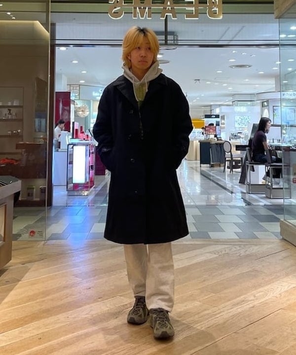 ステンカラーコート 松田 拓