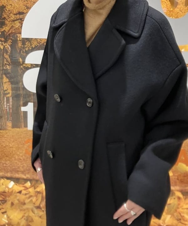 OSUMIさんの「BEAMS WOMEN｜TICCA / ウール ピーコート」を使ったコーディネート