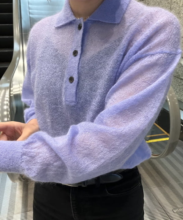 NATSUKIさんの「BEAMS WOMEN｜【別注】BATONER / シアー モヘヤ ポロニット」を使ったコーディネート