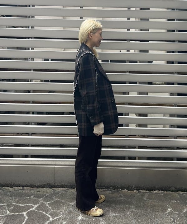 MATSUMOTO AMIさんの「BEAMS WOMEN｜リサイクルウール カットオフ ジャケット」を使ったコーディネート