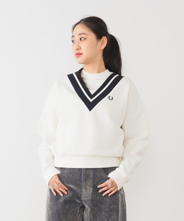 ayaさんの「BEAMS WOMEN｜フロッキー デニム ワイド パンツ」を使ったコーディネート