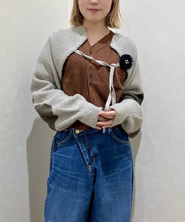 小原 もこさんの「BEAMS WOMEN｜maturely / ハート ボレロ」を使ったコーディネート