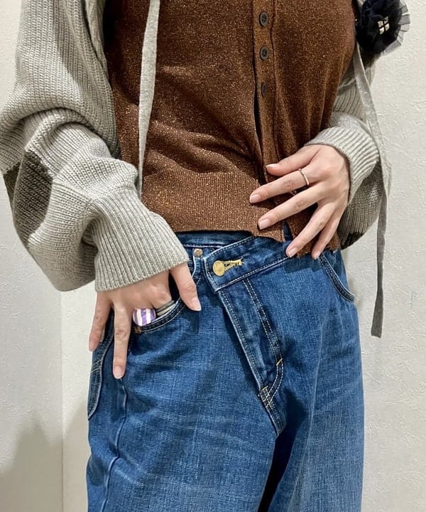 小原 もこさんの「BEAMS WOMEN｜maturely / ハート ボレロ」を使ったコーディネート