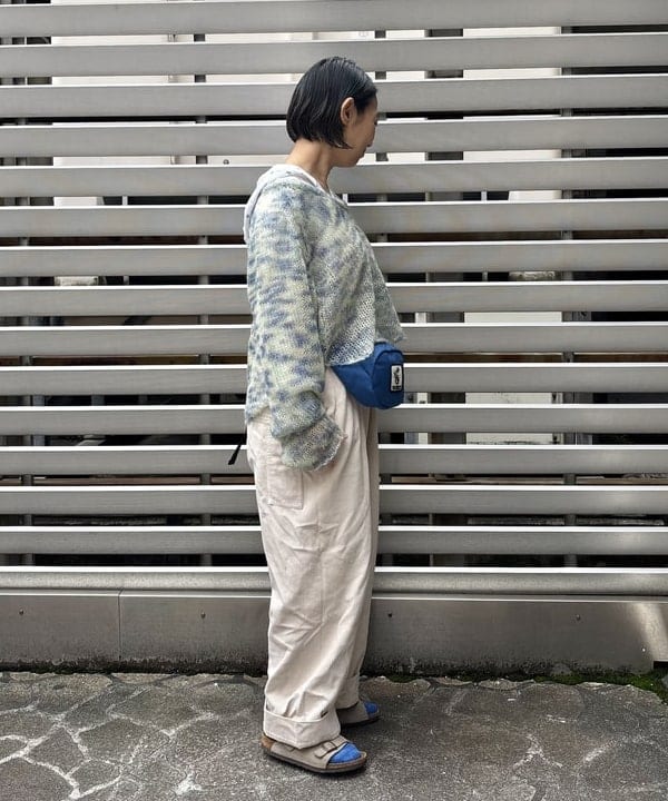 つぼさんの「BEAMS WOMEN｜カスリ モヘア ベースボール」を使ったコーディネート