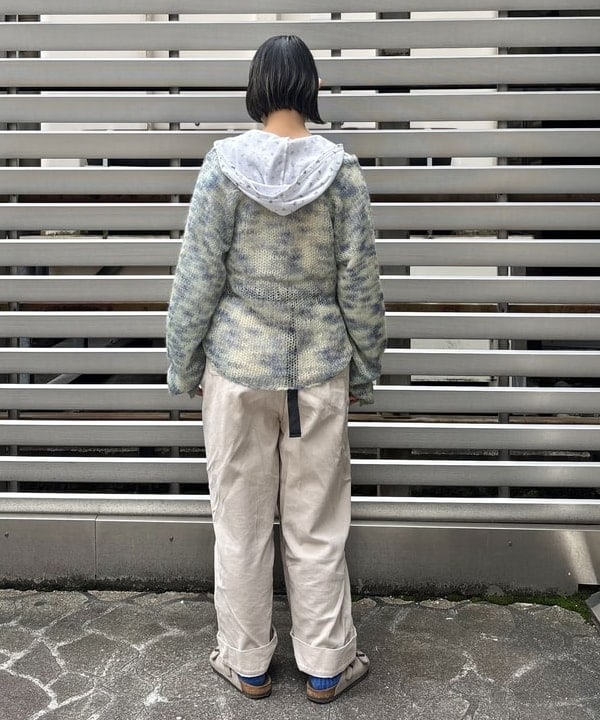 つぼさんの「BEAMS WOMEN｜カスリ モヘア ベースボール」を使ったコーディネート