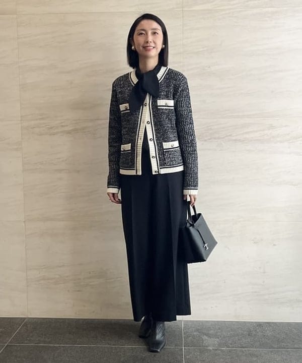 未使用EFFE BEAMS / スタンドネック ポンチョコート EFFE BEAMS（エッフェ ビームス）GIOVI / フォックスファー