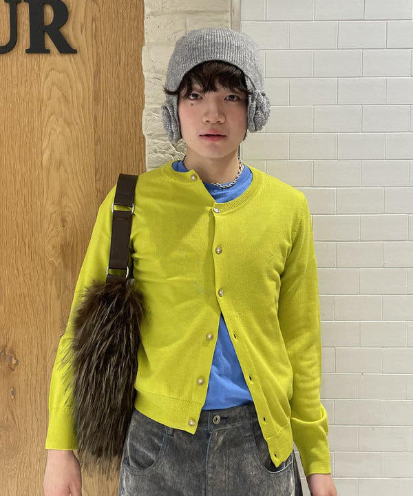 マツミヤさんの「BEAMS WOMEN｜12ゲージ BB エンブロイダリー カーディガン」を使ったコーディネート