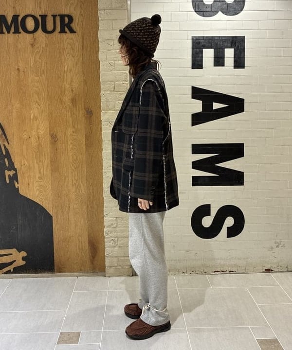 キラリさんの「BEAMS WOMEN｜リサイクルウール カットオフ ジャケット」を使ったコーディネート