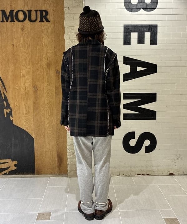 キラリさんの「BEAMS WOMEN｜リサイクルウール カットオフ ジャケット」を使ったコーディネート