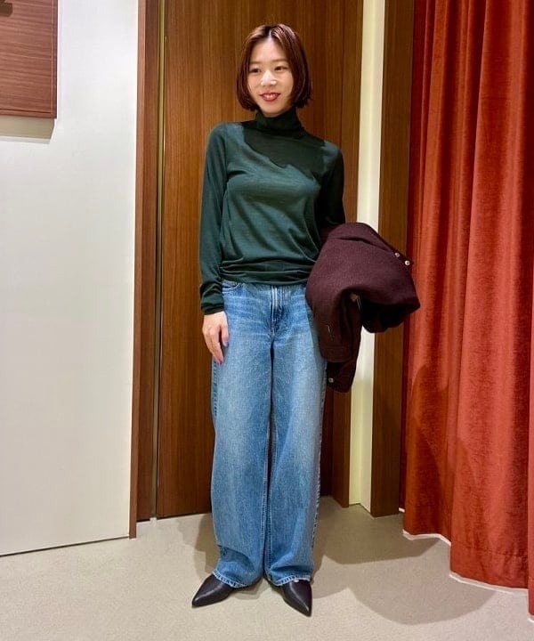 イナダさんの「BEAMS WOMEN｜Traditional Weatherwear / ELGIN HEAT TWEED コート」を使ったコーディネート