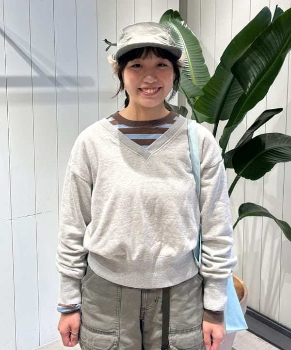 アベアミさんの「BEAMS WOMEN｜【別注】cableami / ミリタリー ボア キャップ」を使ったコーディネート