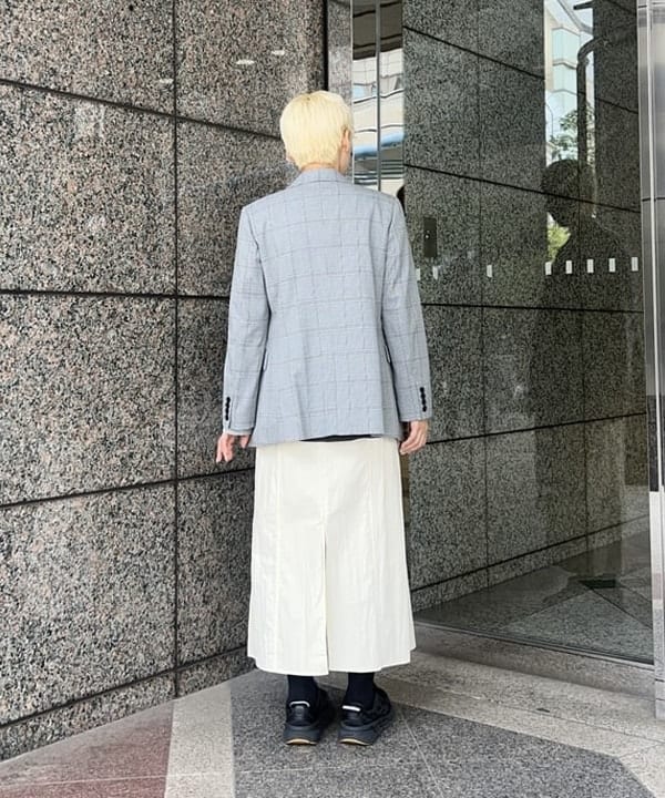 あさひさんの「BEAMS WOMEN｜異素材 レイヤード スカート」を使ったコーディネート