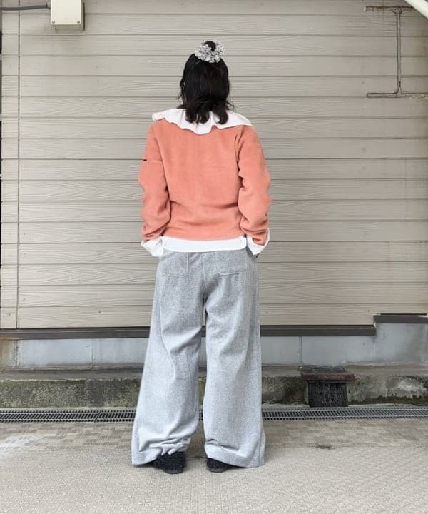 晶さんの「BEAMS WOMEN｜ORCIVAL / フリース クルーネック カーディガン」を使ったコーディネート