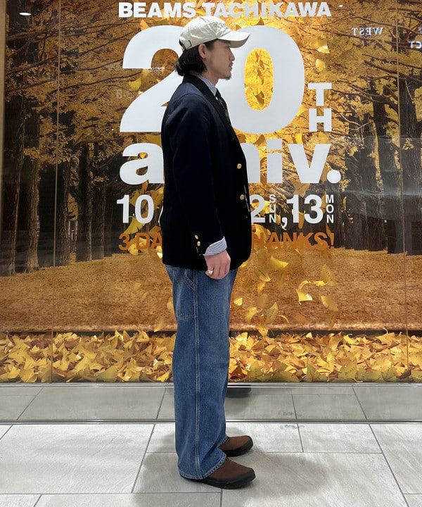 IHA(イハ)さんの「BEAMS WOMEN｜コンバット ウール 3ボタン ブレザー」を使ったコーディネート