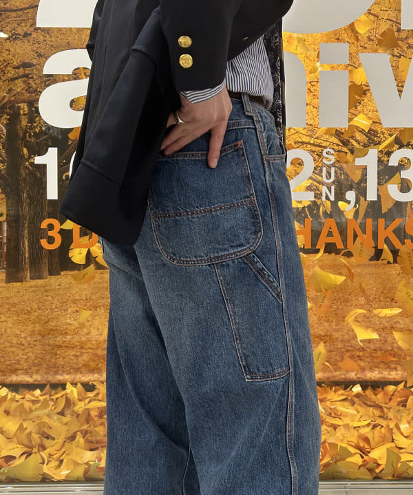 IHA(イハ)さんの「BEAMS WOMEN｜コンバット ウール 3ボタン ブレザー」を使ったコーディネート