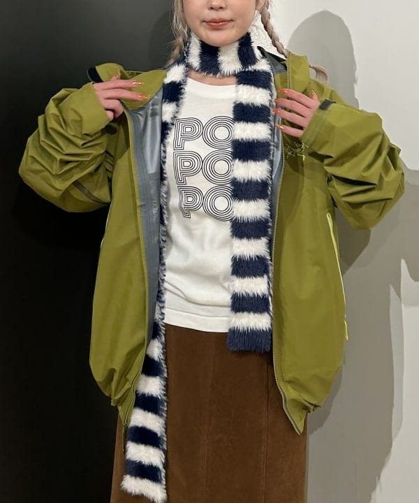 ando naoさんの「BEAMS WOMEN｜【別注】athletic wear MASON / メッセージ ロングスリーブ Tシャツ」を使ったコーディネート