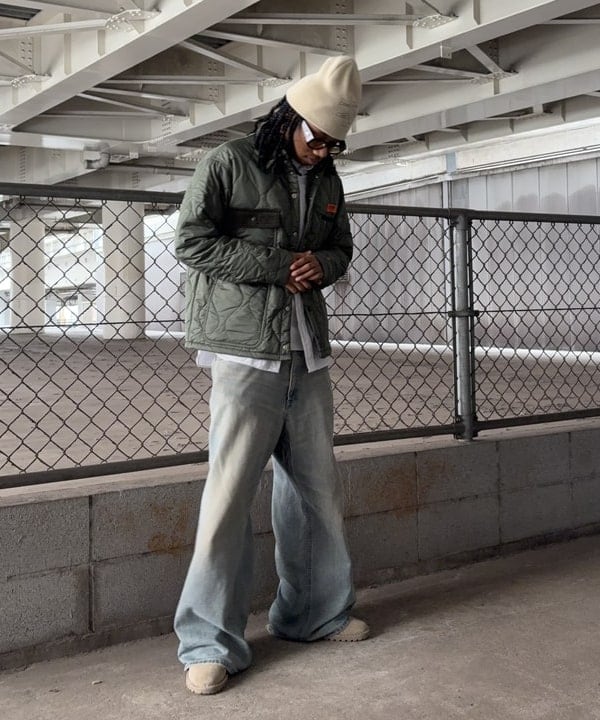 NADEL ナデールさんの「BEAMS WOMEN｜【別注】UNIVERSAL OVERALL / キルト カバー コーチジャケット」を使ったコーディネート