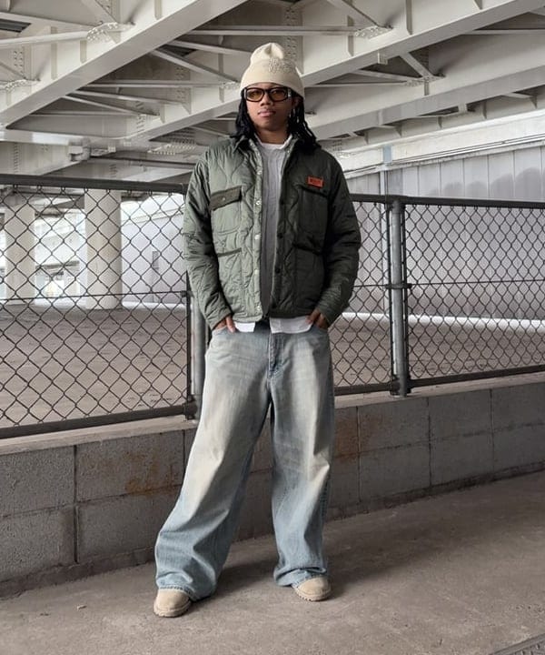 NADEL ナデールさんの「BEAMS WOMEN｜【別注】UNIVERSAL OVERALL / キルト カバー コーチジャケット」を使ったコーディネート