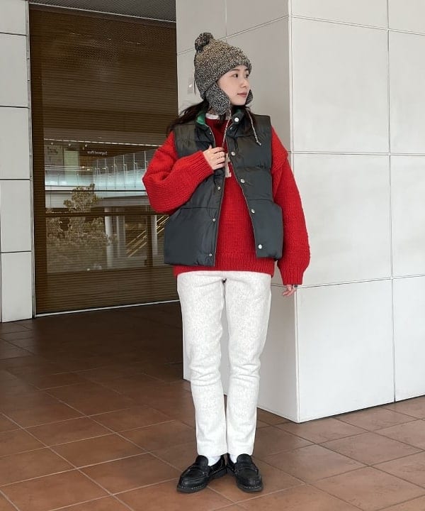 トレンド派 旬顔ニット