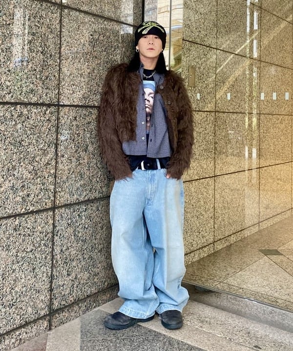 はるひむさんの「BEAMS WOMEN｜ショート スリットシャツ」を使ったコーディネート