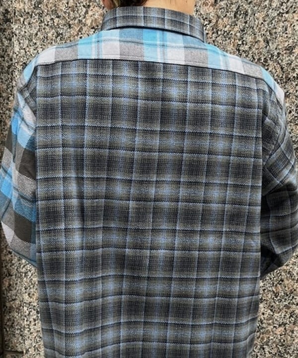 菊田 悠さんの「BEAMS WOMEN｜【別注】SUGAR CANE / クレイジー ワークシャツ」を使ったコーディネート