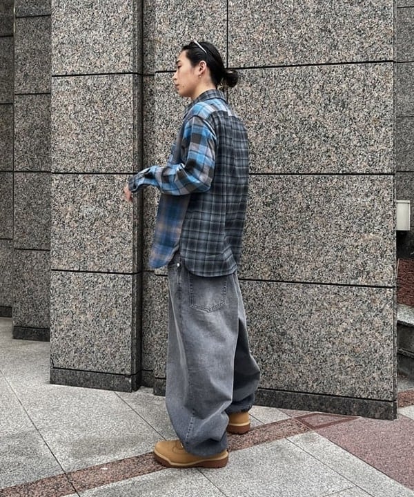 菊田 悠さんの「BEAMS WOMEN｜【別注】SUGAR CANE / クレイジー ワークシャツ」を使ったコーディネート