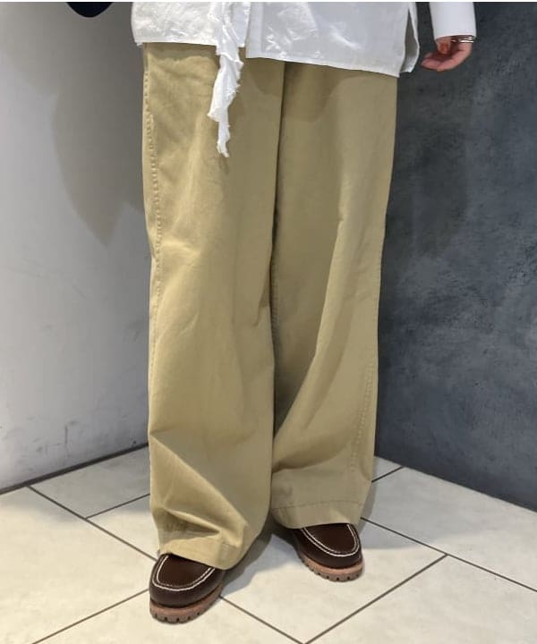 にしだてさんの「BEAMS WOMEN｜maturely / オーガニック コットン ハート フリルシャツ」を使ったコーディネート